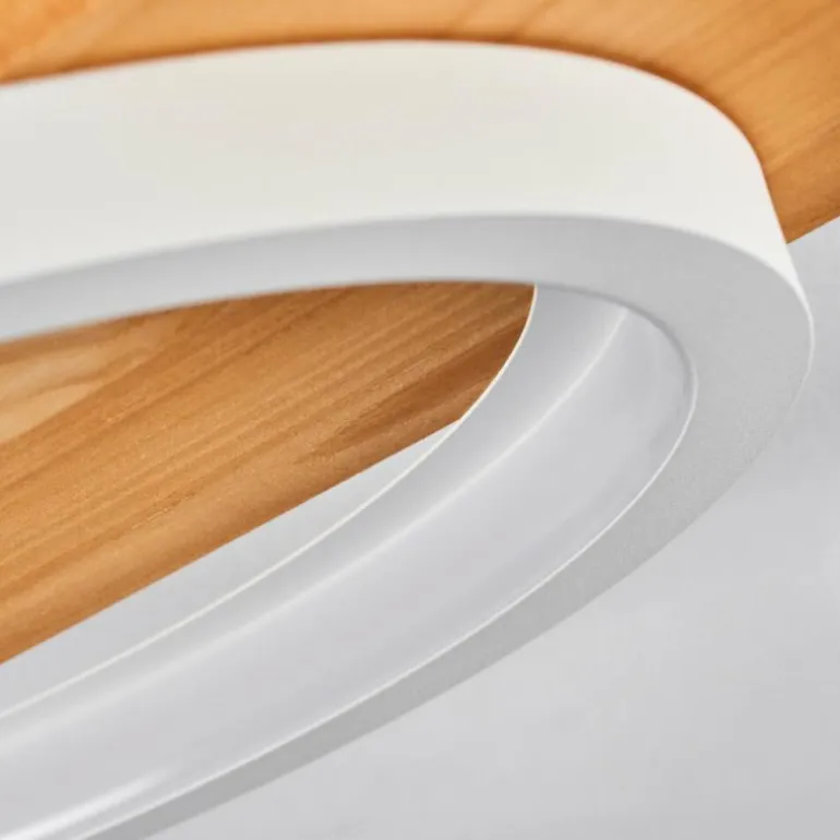 Plafonnier Pompu LED Écru, 1 lumière