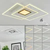 Plafonnier Popoy LED Blanc, 1 lumière, Télécommandes