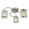Plafonnier Searchlight ROYAL Chrome, Transparent, 3 lumières