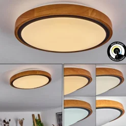 Plafonnier Sobredo LED Écru, Noir, Blanc, 1 lumière