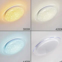 Plafonnier Soleil LED Blanc, 1 lumière