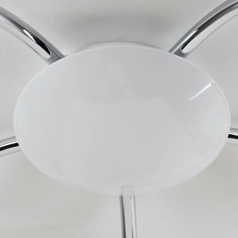 Plafonnier Starkeryd Chrome, Blanc, 5 lumières