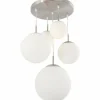 Plafonnier Steinhauer BOLLIQUE Acier inoxydable, 5 lumières