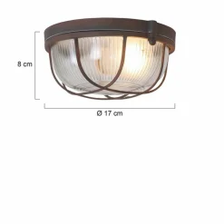 Plafonnier Steinhauer Mexlite Brun, 1 lumière