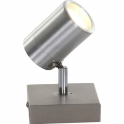 Plafonnier Steinhauer Upround LED Gris, Nickel mat, 1 lumière