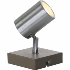Plafonnier Steinhauer Upround LED Gris, Nickel mat, 1 lumière