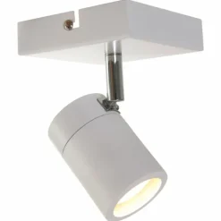 Plafonnier Steinhauer Upround LED Nickel mat, Blanc, 1 lumière