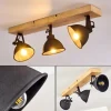 Plafonnier Svanfolk Bois clair, 3 lumières