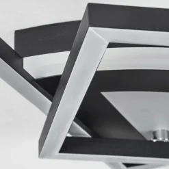 Plafonnier Taleta LED Noir, Blanc, 1 lumière