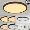 Plafonnier Tamesch LED Noir, 1 lumière