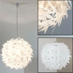 Plafonnier TAVANI Blanc, 1 lumière
