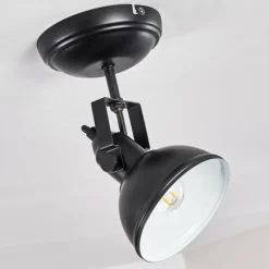 Plafonnier Tina Noir, 1 lumière