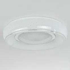 Plafonnier Tobosy LED Blanc, 1 lumière, Télécommandes