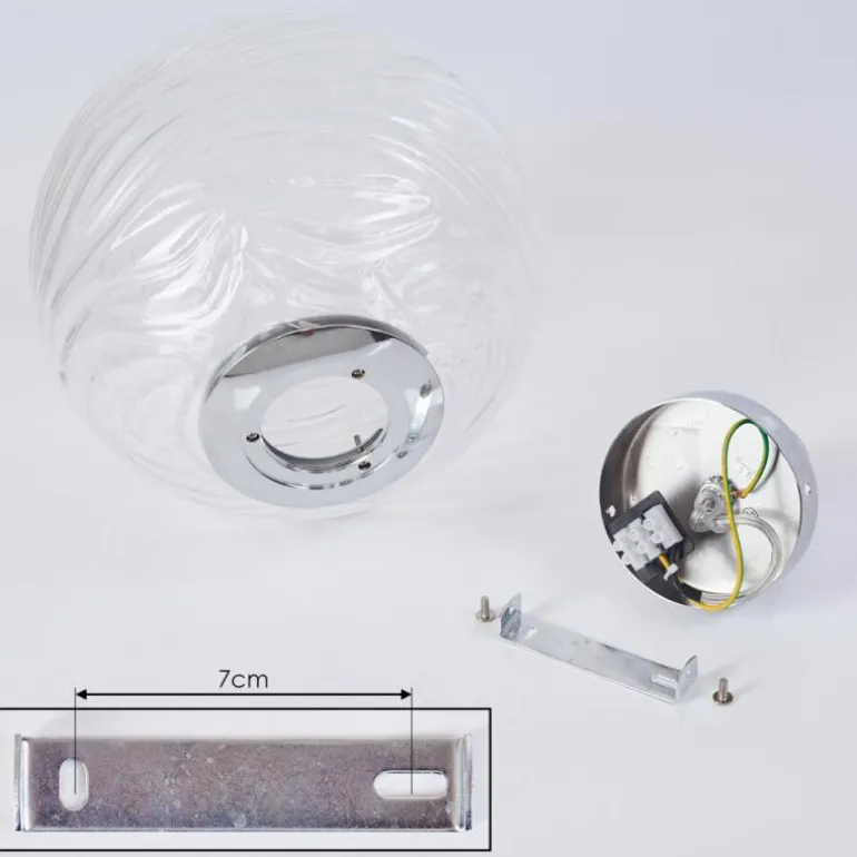 Plafonnier Tomboul Chrome, 1 lumière
