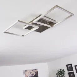 Plafonnier Torres LED Nickel mat, 3 lumières