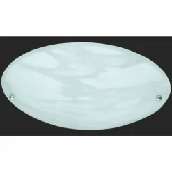 Plafonnier Trio 6196 Aluminium, Blanc, 1 lumière