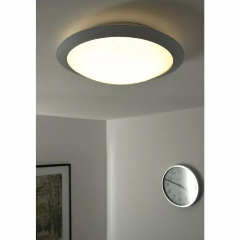 Plafonnier Trio 6265 LED Titane, Blanc, 1 lumière
