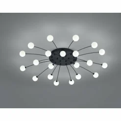 Plafonnier Trio Bullet LED Noir, 21 lumières