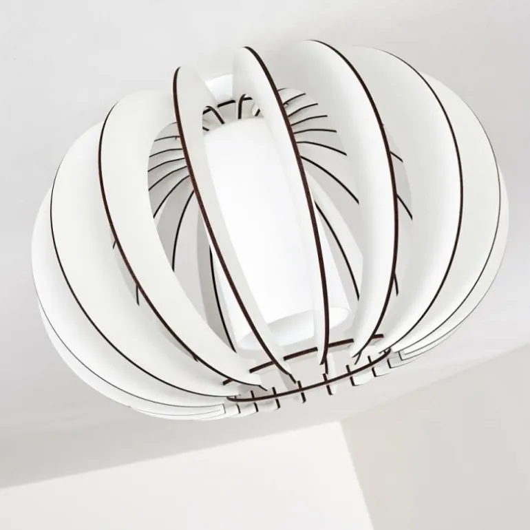 Plafonnier Valkom Blanc, 1 lumière