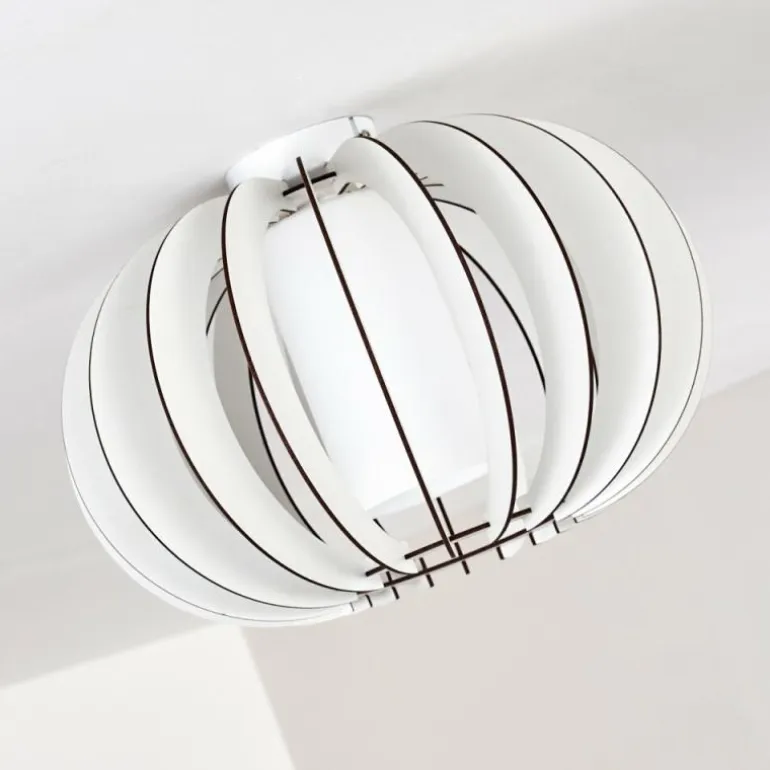 Plafonnier Valkom Blanc, 1 lumière