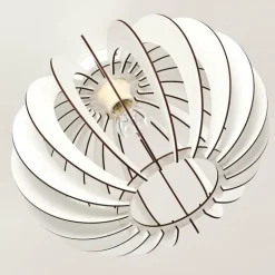 Plafonnier Valkom Blanc, 1 lumière