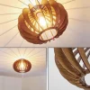 Plafonnier Valkom Brun, 1 lumière