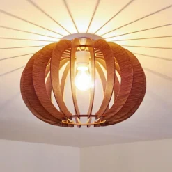 Plafonnier Valkom Brun, 1 lumière