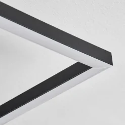 Plafonnier Vaseux LED Noir, Blanc, 1 lumière