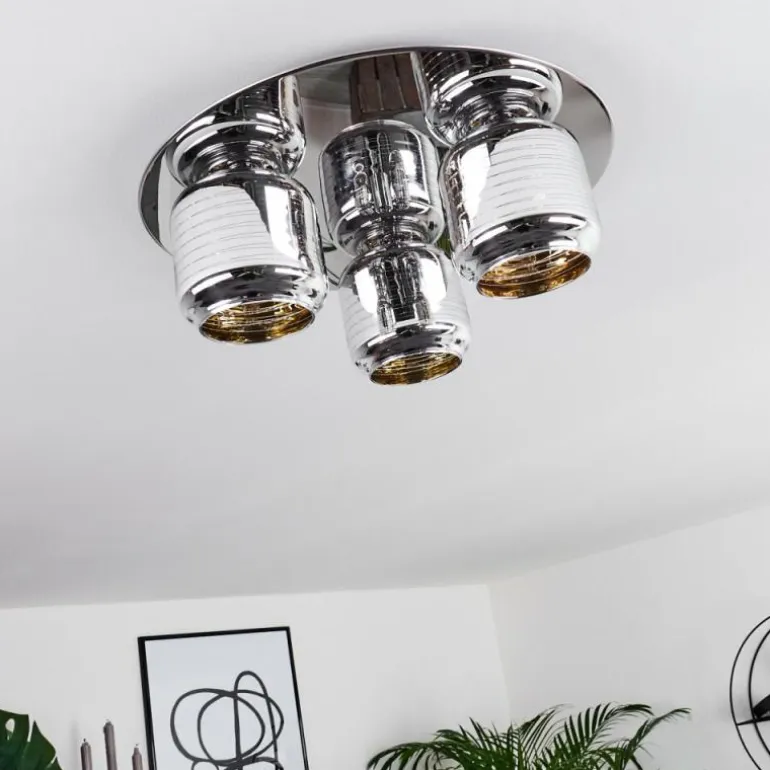 Plafonnier Verasara Chrome, 3 lumières