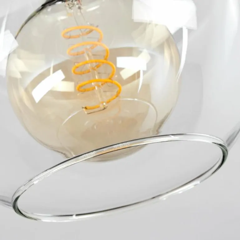 Plafonnier Verre 20 cm Koyoto Clair, 1 lumière