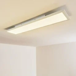 Plafonnier Voisines LED Blanc, 1 lumière, Télécommandes, Changeur de couleurs