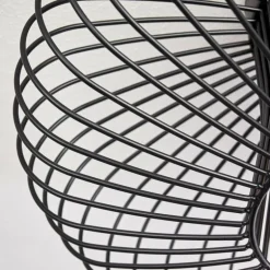 Plafonnier Wemude Noir, 1 lumière