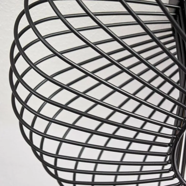 Plafonnier Wemude Noir, 1 lumière