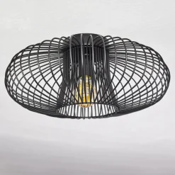 Plafonnier Wemude Noir, 1 lumière