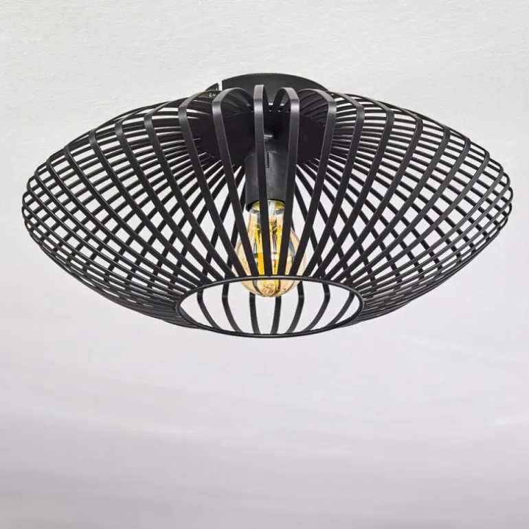 Plafonnier Wemude Noir, 1 lumière