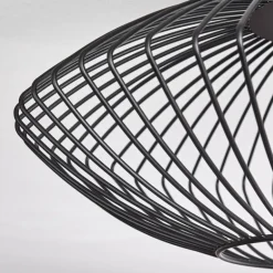 Plafonnier Wemude Noir, 1 lumière