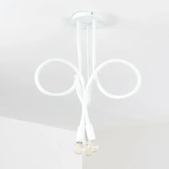 Plafonnier Wertach Blanc, 3 lumières