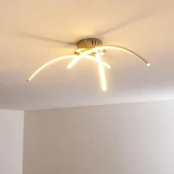Plafonnier Wikon LED Nickel mat, 3 lumières