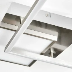 Plafonnier Wimmarp LED Chrome, Nickel mat, 1 lumière