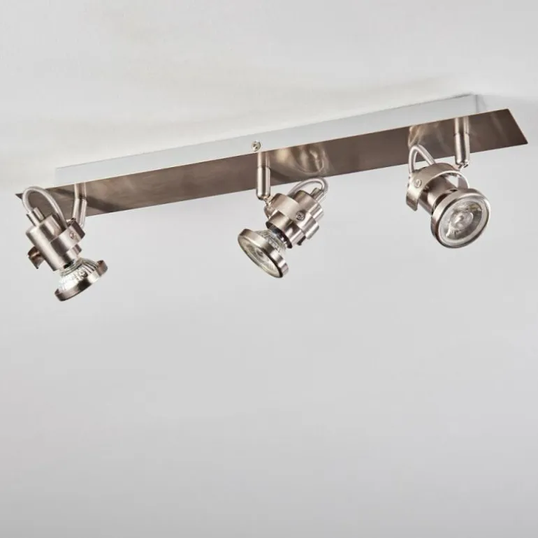 Plafonnier Yometchen LED Nickel mat, 3 lumières