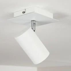 Plafonnier Zuoz Blanc, 1 lumière