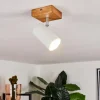 Plafonnier Zuoz Bois clair, 1 lumière