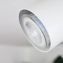 Plafonnier Zuoz Bois clair, 1 lumière