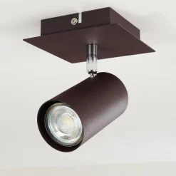 Plafonnier Zuoz Rouille, 1 lumière