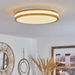 Plafonnier Zurzach LED Écru, Blanc, 1 lumière