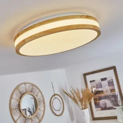 Plafonnier Zurzach LED Écru, Blanc, 1 lumière
