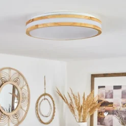 Plafonnier Zurzach LED Écru, Blanc, 1 lumière