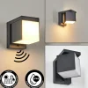 Pocilgas Lampe murale d´extérieur, Spot mural LED Anthracite, 1 lumière, Détecteur de mouvement