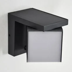 Pocilgas Lampe murale d´extérieur, Spot mural LED Anthracite, 1 lumière, Détecteur de mouvement