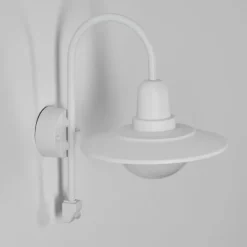 Pohei Lampe murale d´extérieur Blanc, 1 lumière, Détecteur de mouvement